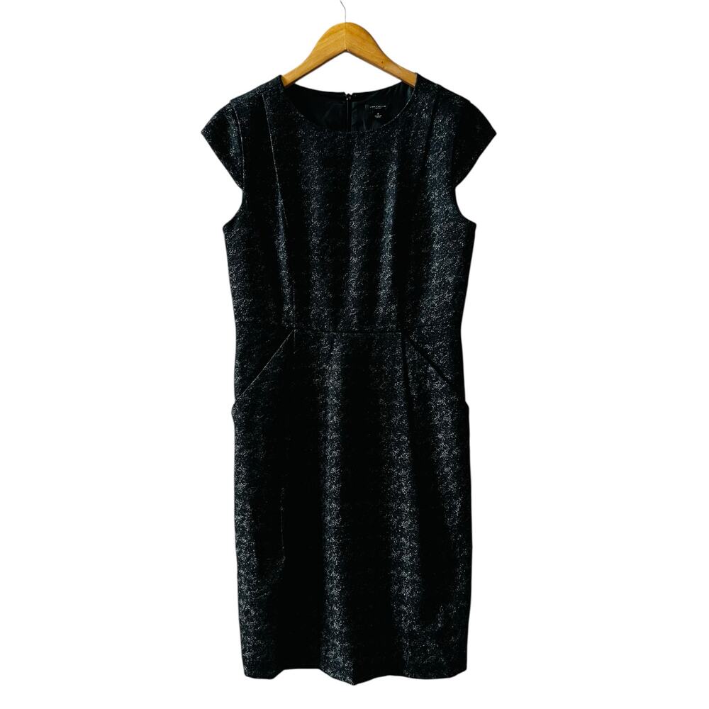 Ann Taylor Wool Cap Sleeve Sheath Dress Size 4 - Picture 1 of 8